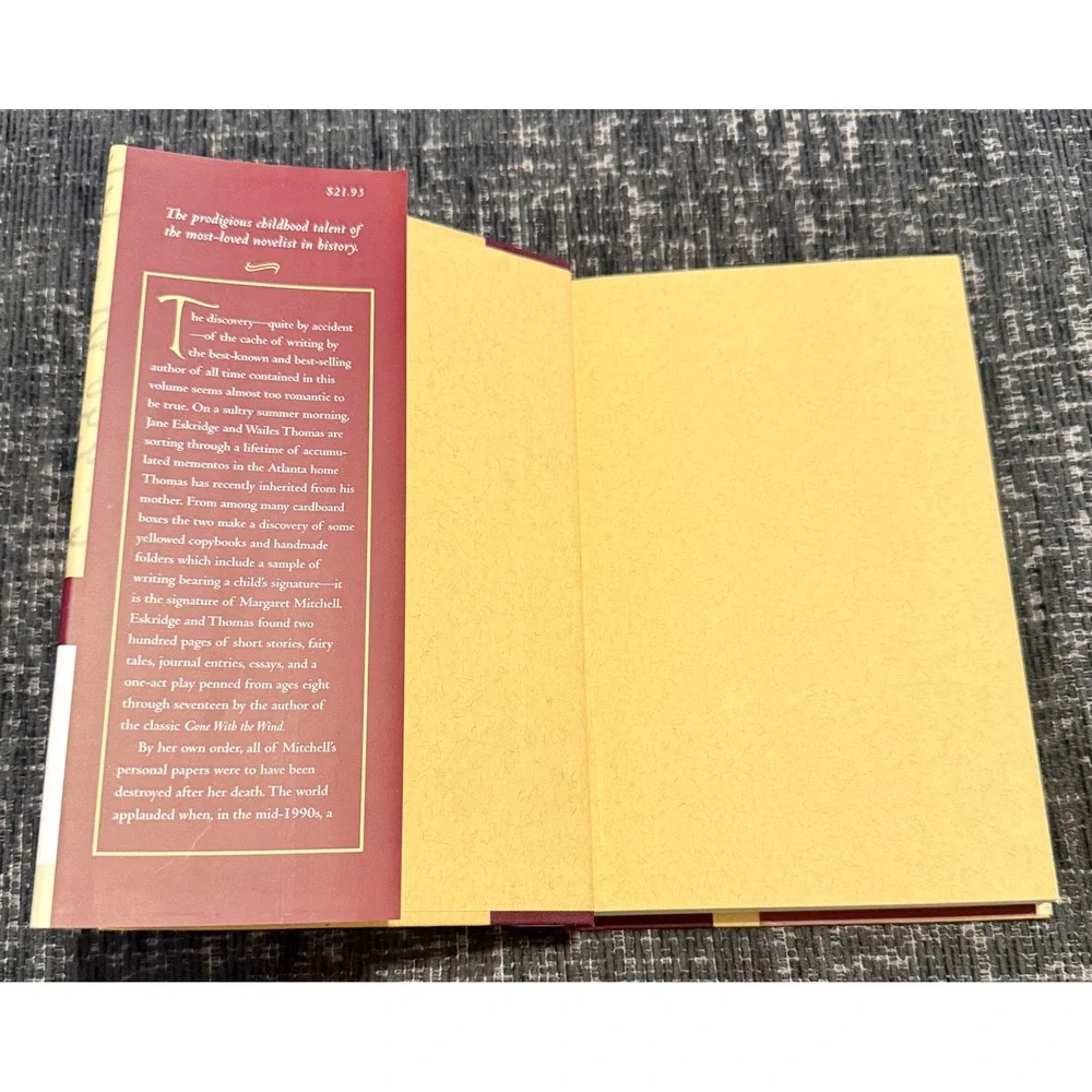 Hill Street Press Before Scarlett Hardcover Excellent Margaret Mitchell Writings